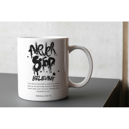 Never Stop Mug